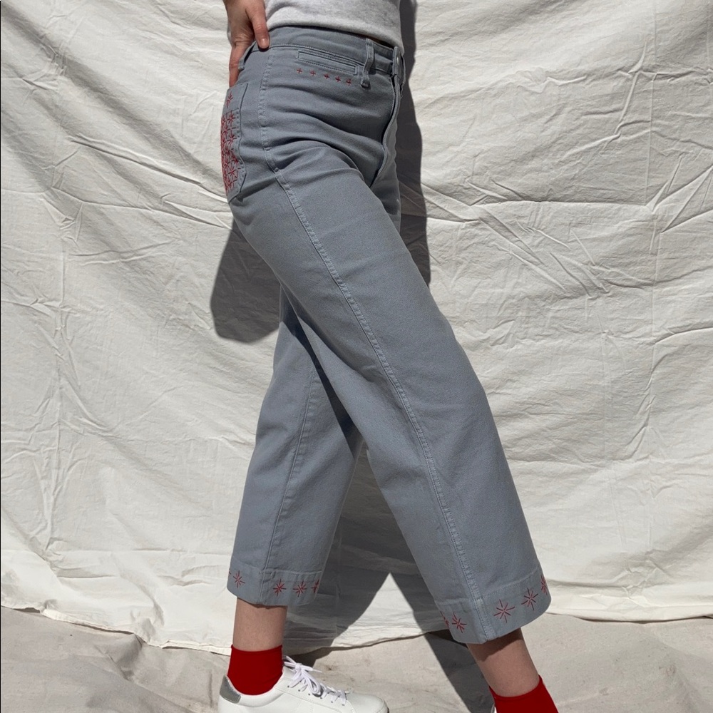 Madewell Slim Emmett Wide-Leg Crop size 26 💙